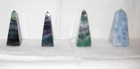 crystals obelisks